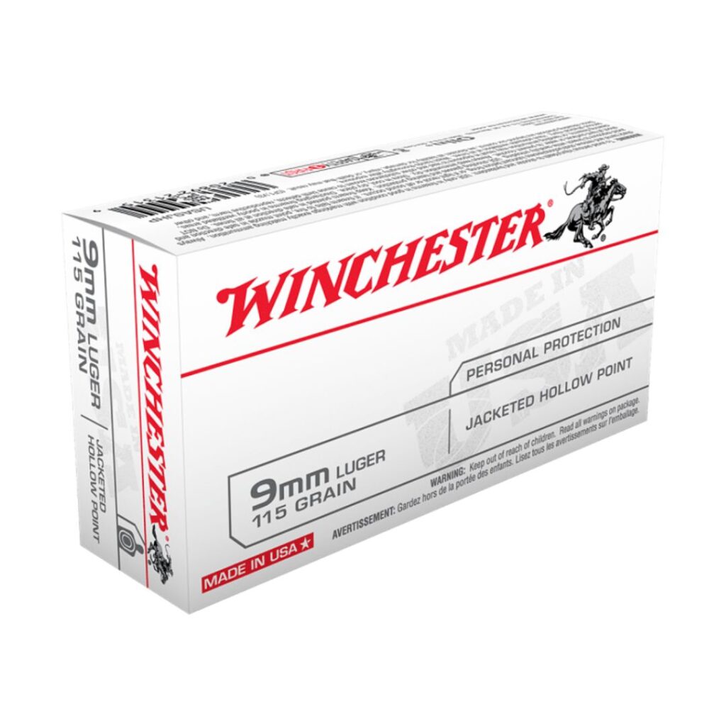 Caja de munición Winchester 9mm luger